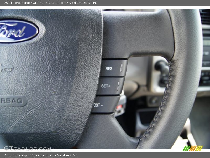 Black / Medium Dark Flint 2011 Ford Ranger XLT SuperCab