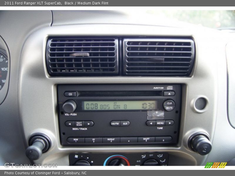 Black / Medium Dark Flint 2011 Ford Ranger XLT SuperCab