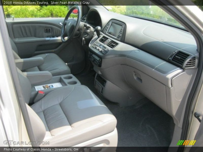 Silver Pearl Metallic / Gray 2008 Honda Odyssey Touring