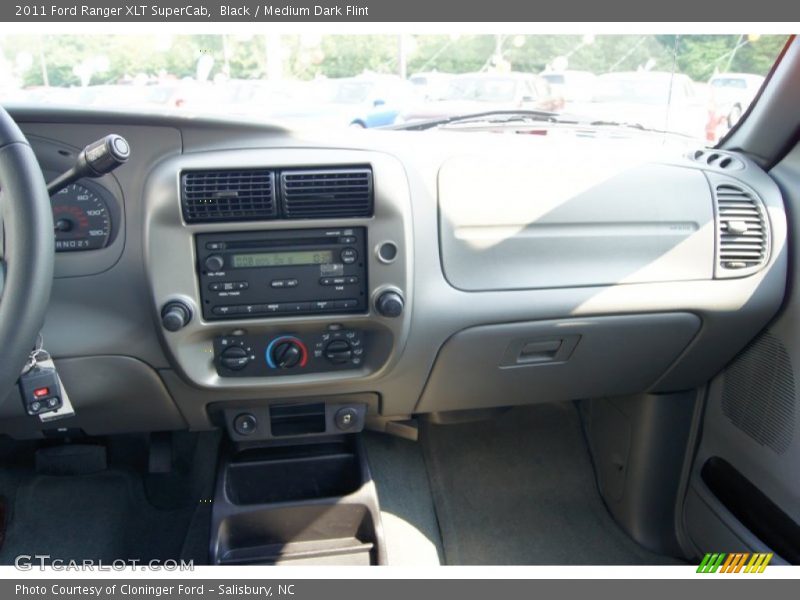 Black / Medium Dark Flint 2011 Ford Ranger XLT SuperCab