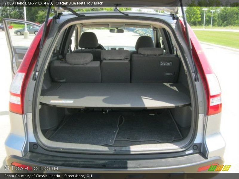 Glacier Blue Metallic / Black 2009 Honda CR-V EX 4WD