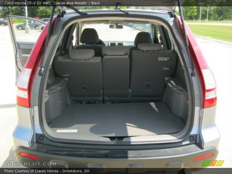 Glacier Blue Metallic / Black 2009 Honda CR-V EX 4WD