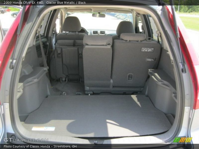 Glacier Blue Metallic / Black 2009 Honda CR-V EX 4WD