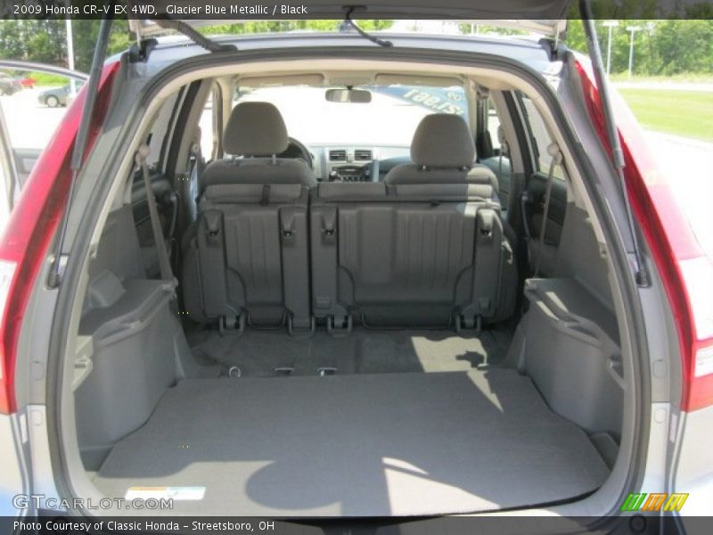 Glacier Blue Metallic / Black 2009 Honda CR-V EX 4WD