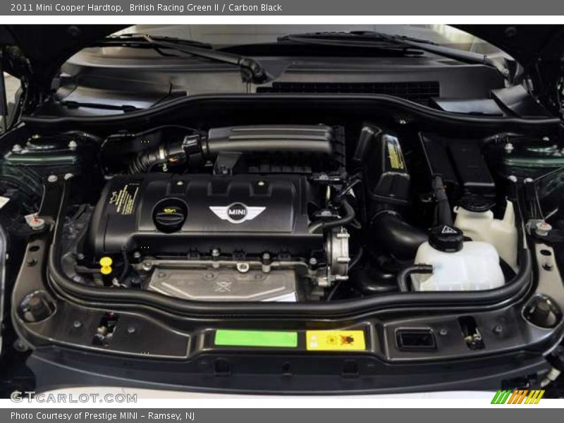British Racing Green II / Carbon Black 2011 Mini Cooper Hardtop