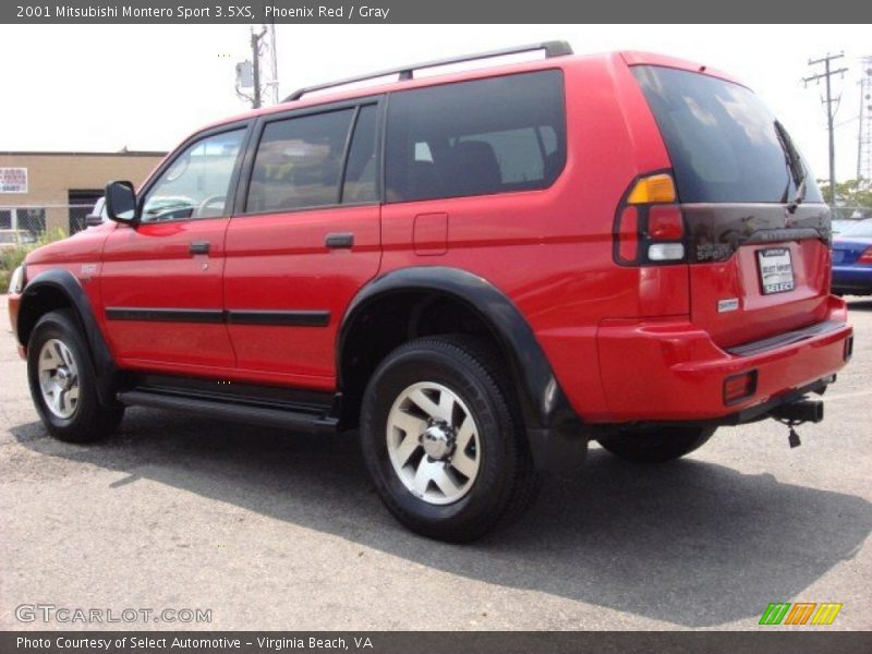 Phoenix Red / Gray 2001 Mitsubishi Montero Sport 3.5XS