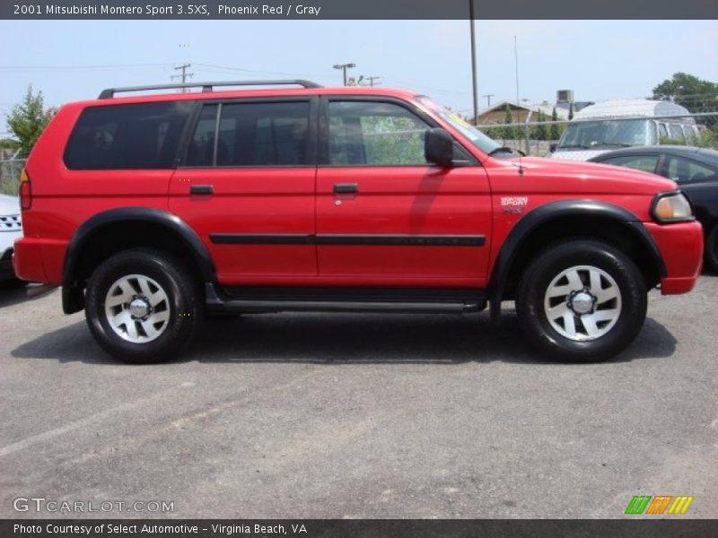  2001 Montero Sport 3.5XS Phoenix Red