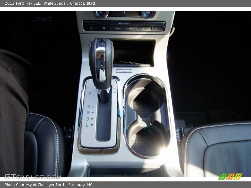 White Suede / Charcoal Black 2012 Ford Flex SEL