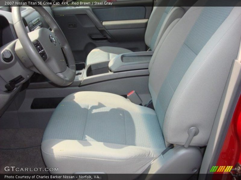 Red Brawn / Steel Gray 2007 Nissan Titan SE Crew Cab 4x4
