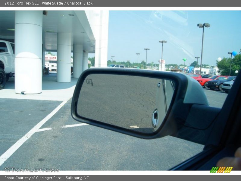 White Suede / Charcoal Black 2012 Ford Flex SEL