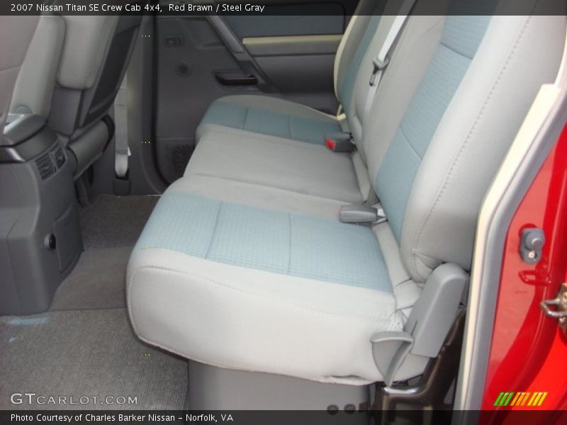Red Brawn / Steel Gray 2007 Nissan Titan SE Crew Cab 4x4
