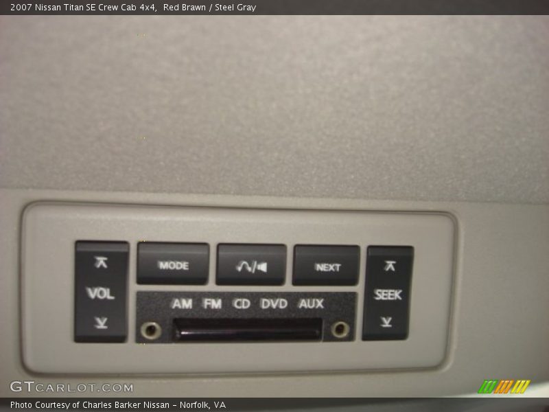 Red Brawn / Steel Gray 2007 Nissan Titan SE Crew Cab 4x4