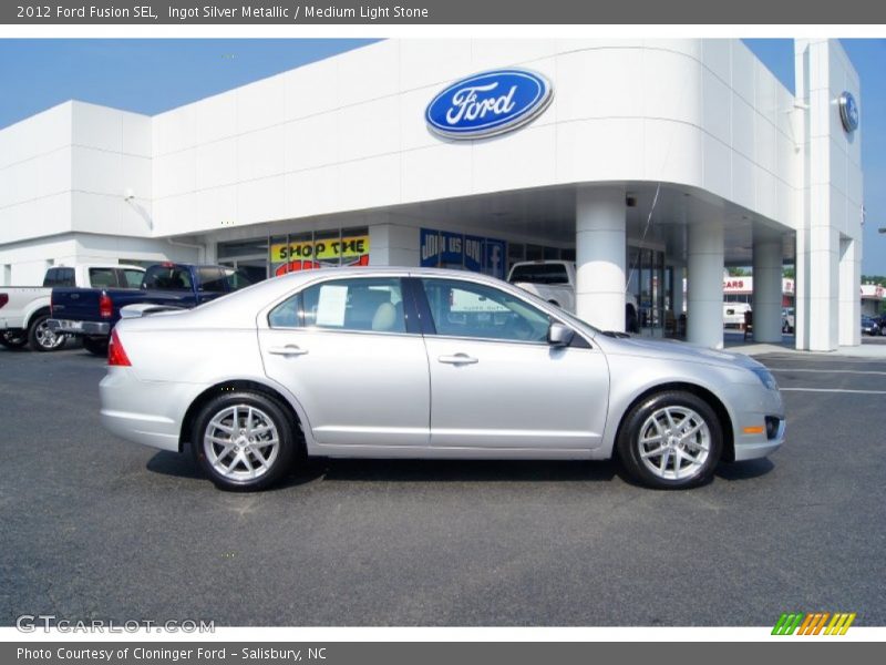  2012 Fusion SEL Ingot Silver Metallic