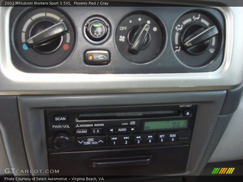 Controls of 2001 Montero Sport 3.5XS