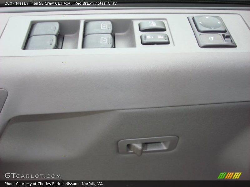 Red Brawn / Steel Gray 2007 Nissan Titan SE Crew Cab 4x4