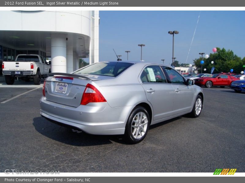  2012 Fusion SEL Ingot Silver Metallic