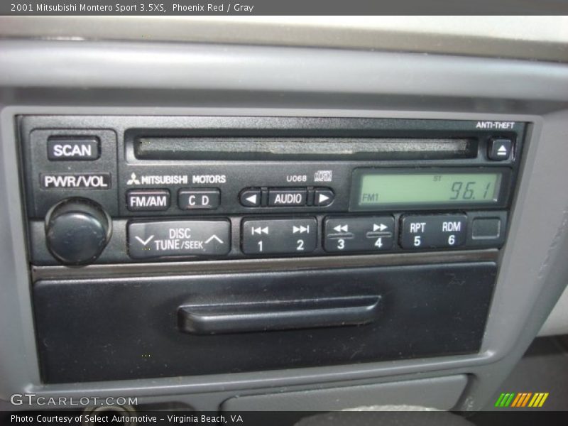 Phoenix Red / Gray 2001 Mitsubishi Montero Sport 3.5XS