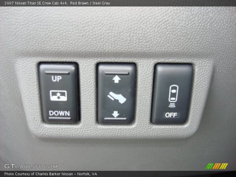 Red Brawn / Steel Gray 2007 Nissan Titan SE Crew Cab 4x4