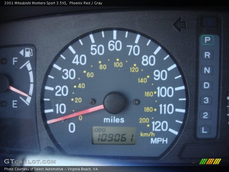 Phoenix Red / Gray 2001 Mitsubishi Montero Sport 3.5XS