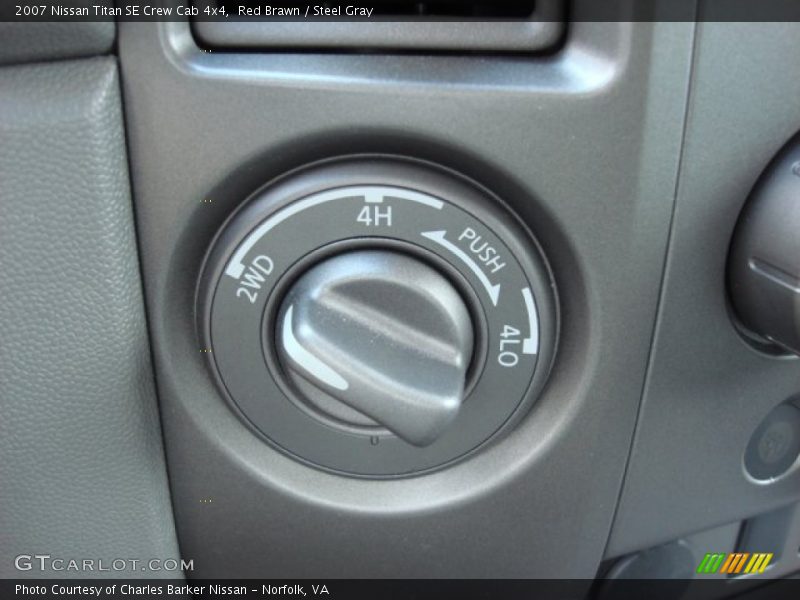 Red Brawn / Steel Gray 2007 Nissan Titan SE Crew Cab 4x4