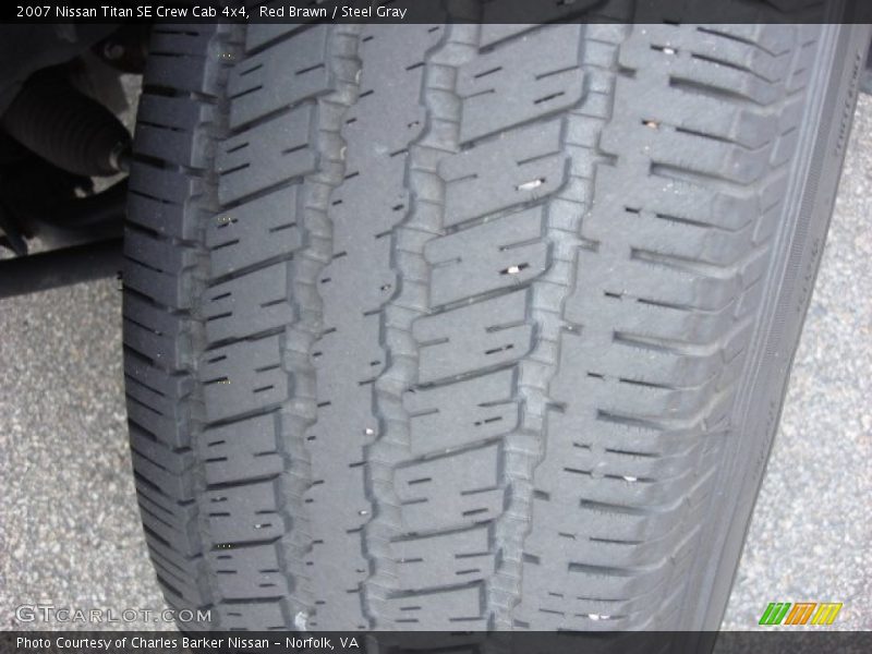 Red Brawn / Steel Gray 2007 Nissan Titan SE Crew Cab 4x4