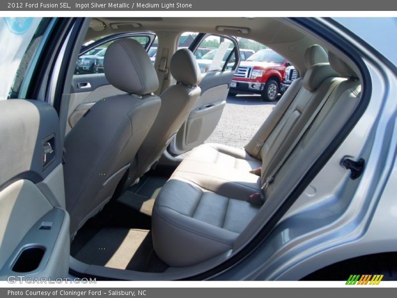  2012 Fusion SEL Medium Light Stone Interior