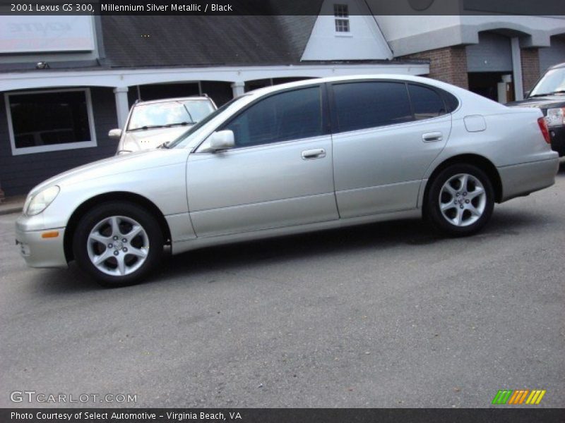 Millennium Silver Metallic / Black 2001 Lexus GS 300