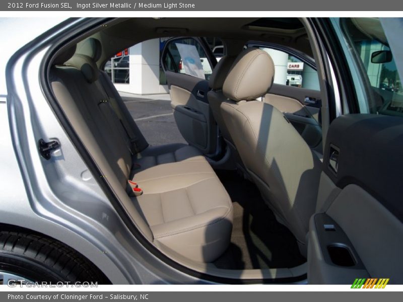 Ingot Silver Metallic / Medium Light Stone 2012 Ford Fusion SEL