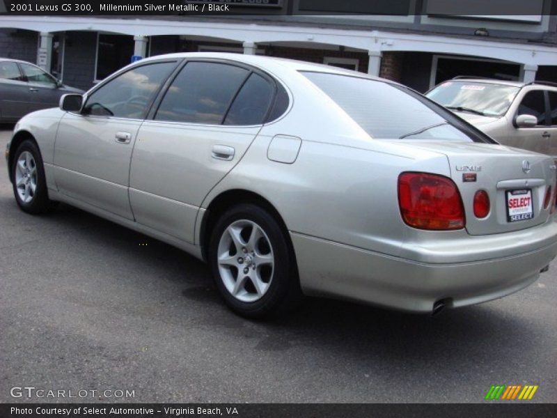 Millennium Silver Metallic / Black 2001 Lexus GS 300