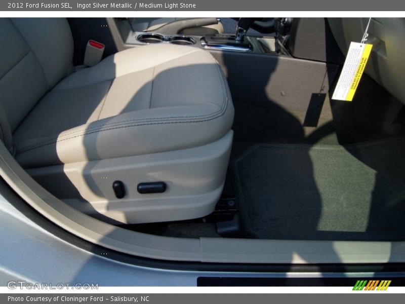 Ingot Silver Metallic / Medium Light Stone 2012 Ford Fusion SEL