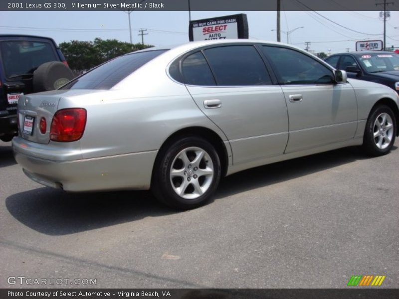 Millennium Silver Metallic / Black 2001 Lexus GS 300