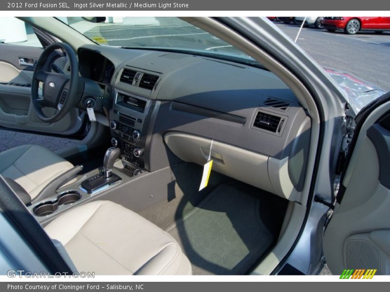 Ingot Silver Metallic / Medium Light Stone 2012 Ford Fusion SEL