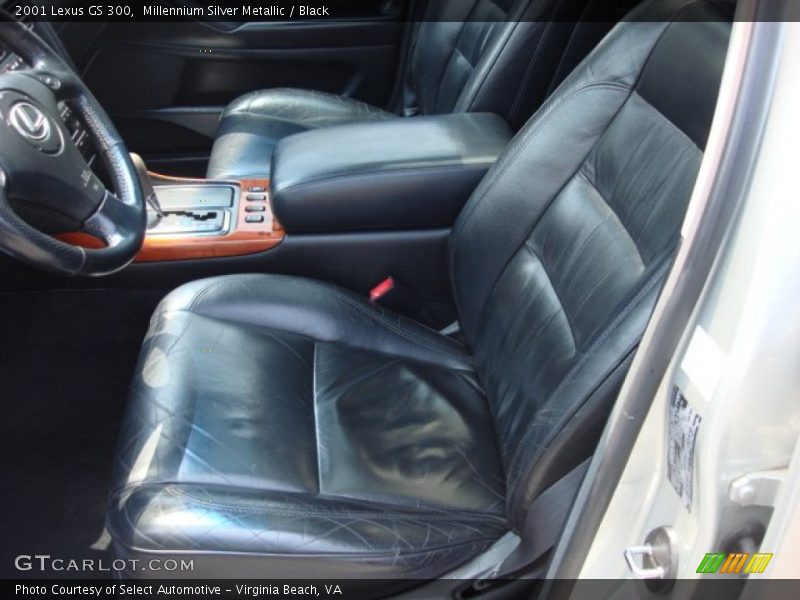 Millennium Silver Metallic / Black 2001 Lexus GS 300