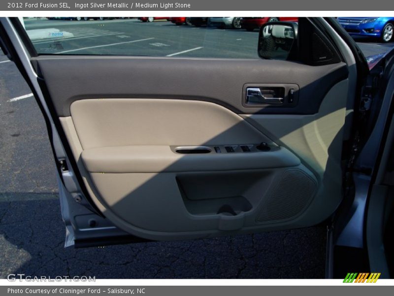 Ingot Silver Metallic / Medium Light Stone 2012 Ford Fusion SEL