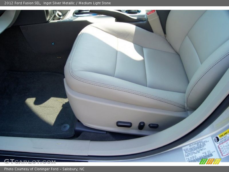 Ingot Silver Metallic / Medium Light Stone 2012 Ford Fusion SEL