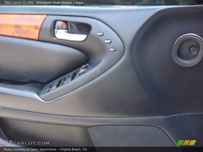 Millennium Silver Metallic / Black 2001 Lexus GS 300