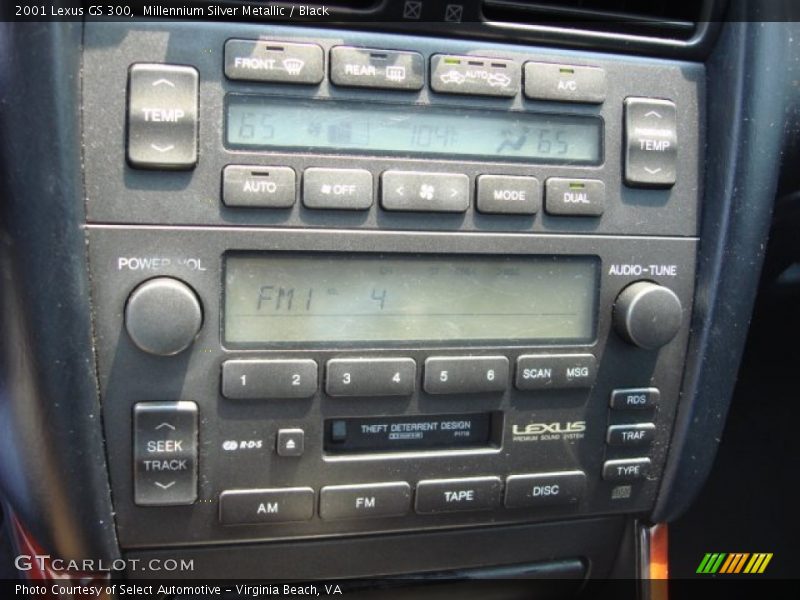 Controls of 2001 GS 300