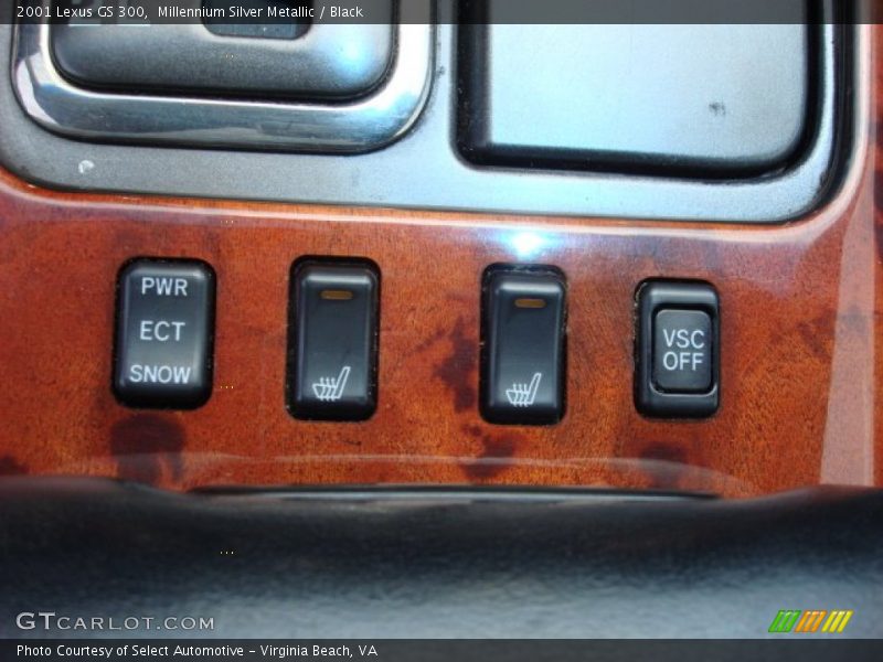 Millennium Silver Metallic / Black 2001 Lexus GS 300