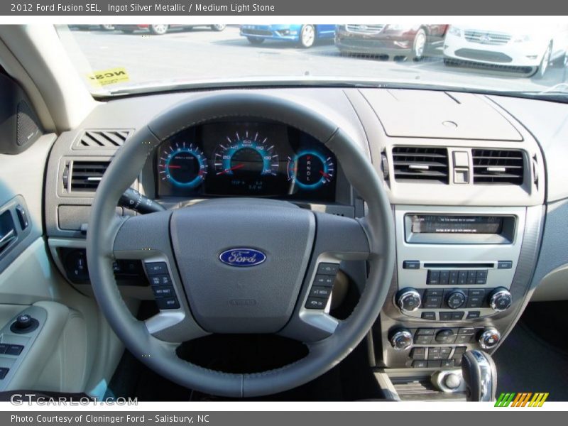 Dashboard of 2012 Fusion SEL