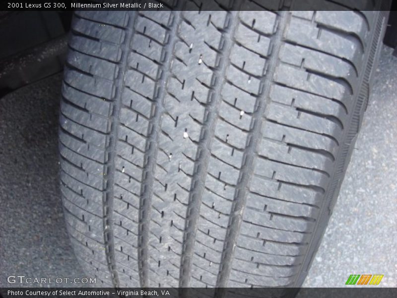 Millennium Silver Metallic / Black 2001 Lexus GS 300