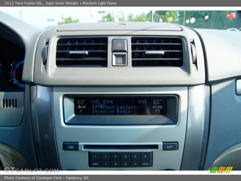 Ingot Silver Metallic / Medium Light Stone 2012 Ford Fusion SEL
