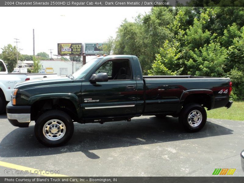 Dark Green Metallic / Dark Charcoal 2004 Chevrolet Silverado 2500HD LS Regular Cab 4x4