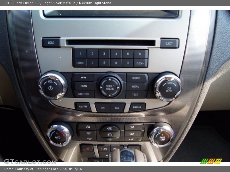 Controls of 2012 Fusion SEL