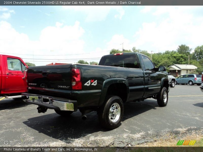 Dark Green Metallic / Dark Charcoal 2004 Chevrolet Silverado 2500HD LS Regular Cab 4x4