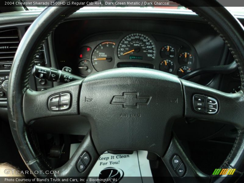 Dark Green Metallic / Dark Charcoal 2004 Chevrolet Silverado 2500HD LS Regular Cab 4x4