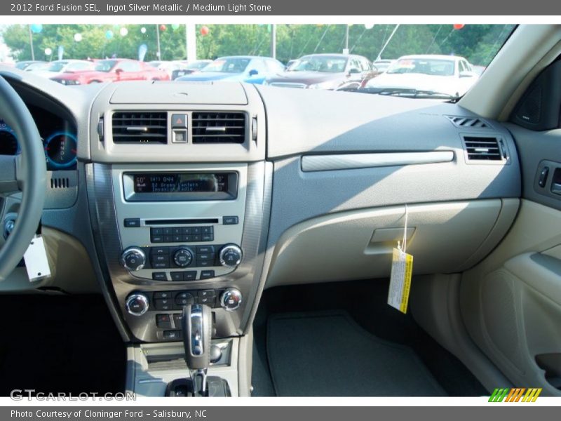 Ingot Silver Metallic / Medium Light Stone 2012 Ford Fusion SEL