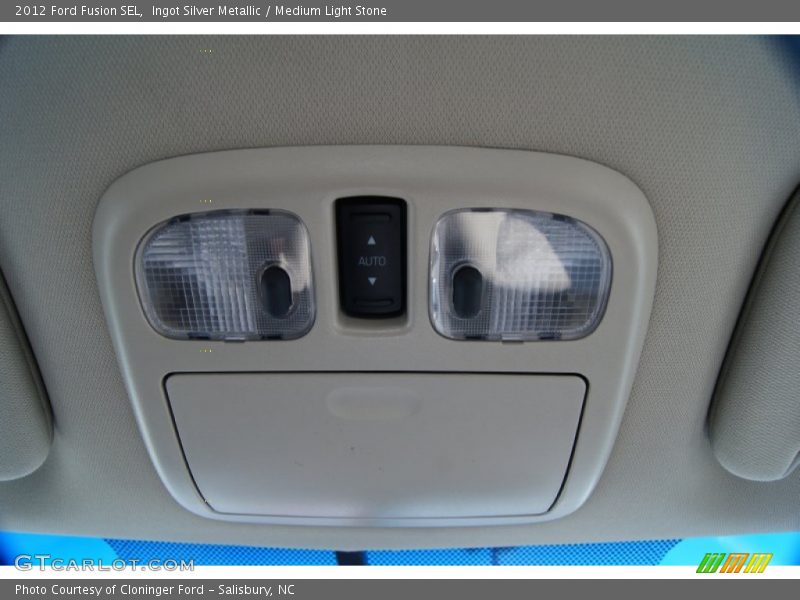 Ingot Silver Metallic / Medium Light Stone 2012 Ford Fusion SEL