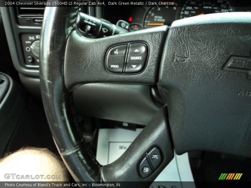 Dark Green Metallic / Dark Charcoal 2004 Chevrolet Silverado 2500HD LS Regular Cab 4x4