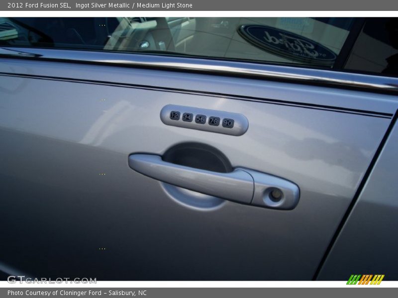 Ingot Silver Metallic / Medium Light Stone 2012 Ford Fusion SEL