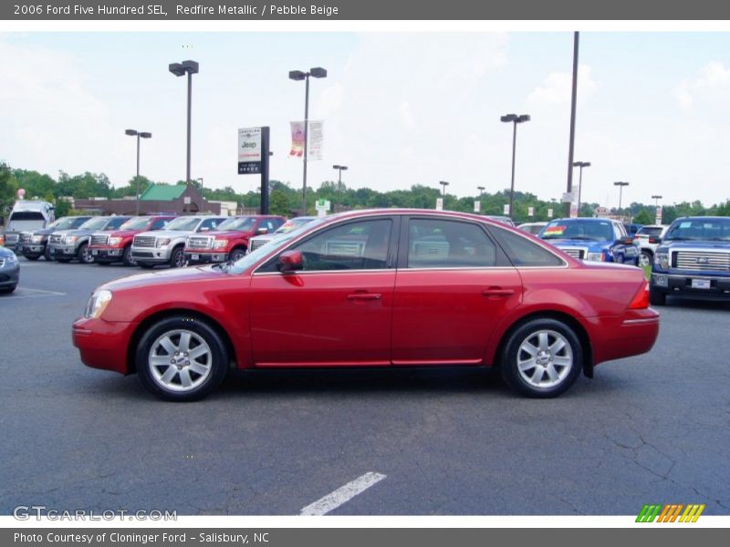 Redfire Metallic / Pebble Beige 2006 Ford Five Hundred SEL
